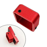 Maxbell Pool Snooker Chalk Holder Sturdy Chalk Case Practical Metal Lightweight Red