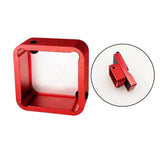 Maxbell Pool Snooker Chalk Holder Sturdy Chalk Case Practical Metal Lightweight Red