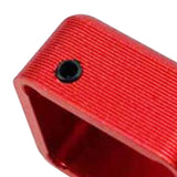 Maxbell Pool Snooker Chalk Holder Sturdy Chalk Case Practical Metal Lightweight Red