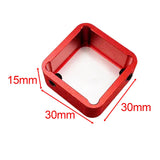 Maxbell Pool Snooker Chalk Holder Sturdy Chalk Case Practical Metal Lightweight Red
