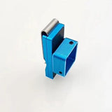 Maxbell Pool Snooker Chalk Holder Sturdy Chalk Case Practical Metal Lightweight Blue