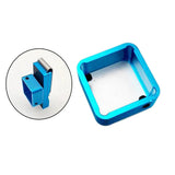 Maxbell Pool Snooker Chalk Holder Sturdy Chalk Case Practical Metal Lightweight Blue