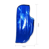 Maxbell Golf Bag Rain Cover with Hood Clear Blue Protective Cover TPU Raincoat