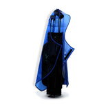 Maxbell Golf Bag Rain Cover with Hood Clear Blue Protective Cover TPU Raincoat