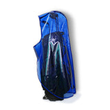 Maxbell Golf Bag Rain Cover with Hood Clear Blue Protective Cover TPU Raincoat