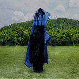 Maxbell Golf Bag Rain Cover with Hood Clear Blue Protective Cover TPU Raincoat