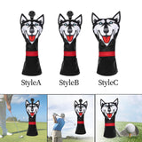 Maxbell Durable Golf Club Head Cover Wood Headcover for Men Women PU Protector Style A 9.5cmx24cm