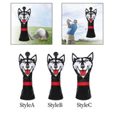 Maxbell Durable Golf Club Head Cover Wood Headcover for Men Women PU Protector Style A 9.5cmx24cm