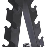 Maxbell Triangular Dumbbell Rack Durable Portable for Weight Lifting Home Gymnastic