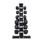 Maxbell Triangular Dumbbell Rack Durable Portable for Weight Lifting Home Gymnastic