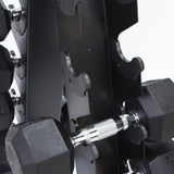 Maxbell Triangular Dumbbell Rack Durable Portable for Weight Lifting Home Gymnastic