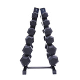 Maxbell Triangular Dumbbell Rack Durable Portable for Weight Lifting Home Gymnastic