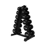 Maxbell Triangular Dumbbell Rack Durable Portable for Weight Lifting Home Gymnastic