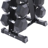 Maxbell Triangular Dumbbell Rack Durable Portable for Weight Lifting Home Gymnastic
