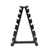 Maxbell Triangular Dumbbell Rack Durable Portable for Weight Lifting Home Gymnastic