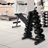 Maxbell Triangular Dumbbell Rack Durable Portable for Weight Lifting Home Gymnastic