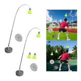 Maxbell Sports Badminton Single Training Device Portable Self Practice Tool Stretchy with 1 Badminton