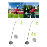 Maxbell Sports Badminton Single Training Device Portable Self Practice Tool Stretchy with 1 Badminton