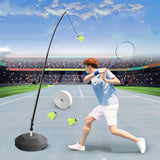 Maxbell Sports Badminton Single Training Device Portable Self Practice Tool Stretchy with 1 Badminton