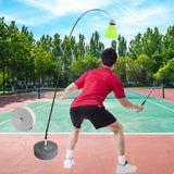 Maxbell Sports Badminton Single Training Device Portable Self Practice Tool Stretchy with 1 Badminton