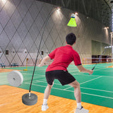 Maxbell Sports Badminton Single Training Device Portable Self Practice Tool Stretchy with 1 Badminton