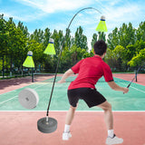 Maxbell Sports Badminton Single Training Device Portable Self Practice Tool Stretchy with 3 Badminton