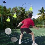 Maxbell Sports Badminton Single Training Device Portable Self Practice Tool Stretchy with 3 Badminton