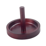 Maxbell Wooden Billiard Cone Talc Bowl Cone Chalk Holder for Game Room Accessory Red