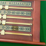 Maxbell Snooker Billiard Score Board Shuffleboard Scoreboard Home Supplies