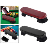 Maxbell Wooden Pool Table Brush Billiard Table Brush Cleaner Billiard Supplies Red