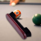 Maxbell Wooden Pool Table Brush Billiard Table Brush Cleaner Billiard Supplies Red