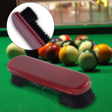 Maxbell Wooden Pool Table Brush Billiard Table Brush Cleaner Billiard Supplies Red