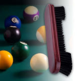 Maxbell Wooden Pool Table Brush Billiard Table Brush Cleaner Billiard Supplies Red