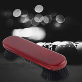 Maxbell Wooden Pool Table Brush Billiard Table Brush Cleaner Billiard Supplies Red