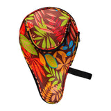Maxbell Ping Pong Paddle Case Portable Lightweight Sturdy Zipper for Youth Athlete Gourd Red