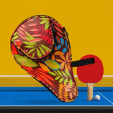 Maxbell Ping Pong Paddle Case Portable Lightweight Sturdy Zipper for Youth Athlete Gourd Red