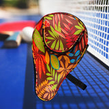 Maxbell Ping Pong Paddle Case Portable Lightweight Sturdy Zipper for Youth Athlete Gourd Red