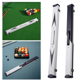 Maxbell Heavy Duty Billiards Pool Hard Case Carrying for 1/2 Snooker Snooker Rod white