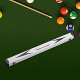 Maxbell Heavy Duty Billiards Pool Hard Case Carrying for 1/2 Snooker Snooker Rod white