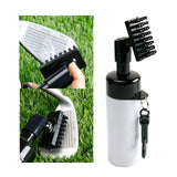 Maxbell Golf Club Groove Brush with Water Bottle Professional Lightweight Accessory White