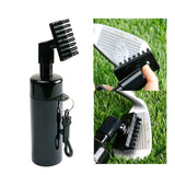 Maxbell Golf Club Groove Brush with Water Bottle Professional Lightweight Accessory Black