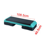 Maxbell Aerobic Stepper Yoga Step Platform Gym Fitness Exercise Cardio Adjustable Green