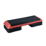 Maxbell Aerobic Stepper Yoga Step Platform Gym Fitness Exercise Cardio Adjustable Red