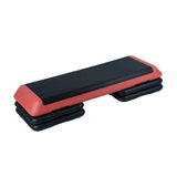 Maxbell Aerobic Stepper Yoga Step Platform Gym Fitness Exercise Cardio Adjustable Red