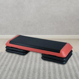 Maxbell Aerobic Stepper Yoga Step Platform Gym Fitness Exercise Cardio Adjustable Red