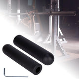 Maxbell 2 Pieces Barbell Bar Adapter Sleeve with L Shaped Wrench for Weightlifting 50mmx200mm ball head