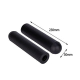 Maxbell 2 Pieces Barbell Bar Adapter Sleeve with L Shaped Wrench for Weightlifting 50mmx200mm ball head