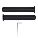 Maxbell 2 Pieces Barbell Bar Adapter Sleeve with L Shaped Wrench for Weightlifting 48mmx300mm Flat head
