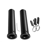 Maxbell 2 Pieces Barbell Bar Adapter Sleeve with L Shaped Wrench for Weightlifting Clips