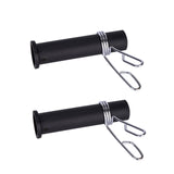Maxbell 2 Pieces Barbell Bar Adapter Sleeve with L Shaped Wrench for Weightlifting Clips